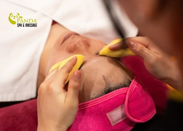 Sunburn recovery facial